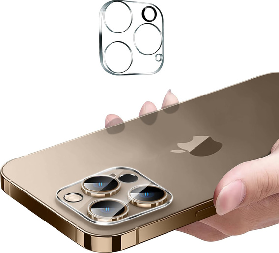 Sticlă temperată pentru camera foto pentru iPhone 16 Pro / 16 Pro Max, transparentă