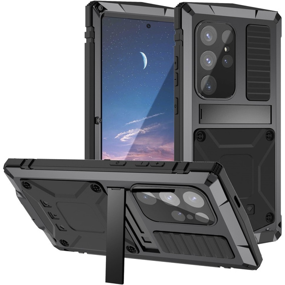 Husă blindată pentru Samsung Galaxy S25 Ultra, R-JUST, negru