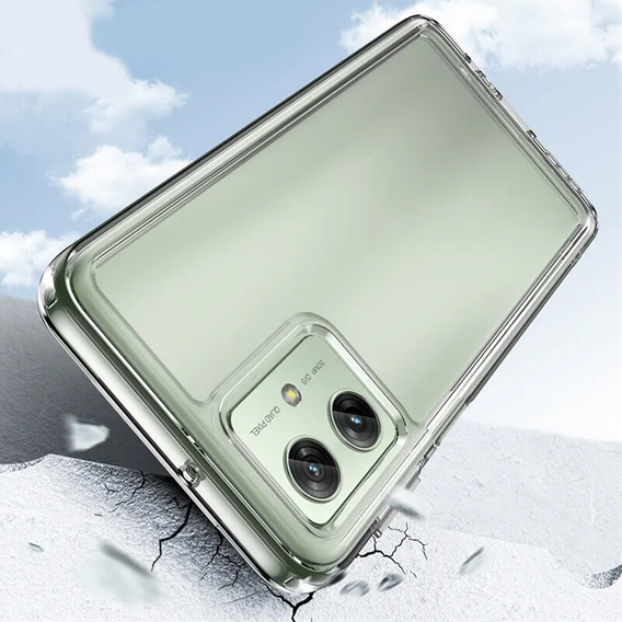 Huse pentru Motorola Moto G54 5G, Fusion Hybrid, transparentă