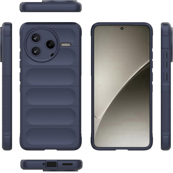 Huse pentru Xiaomi Poco F7 Pro, Gaming Shockproof, albastru închis