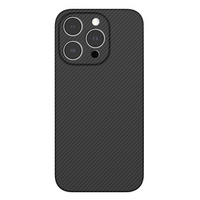 Husă pentru iPhone 15 Pro Max, Aramid Fiber Cover, negru