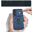 Husă pentru Samsung Galaxy S20 FE, Military Magnet, pentru MagSafe, albastru