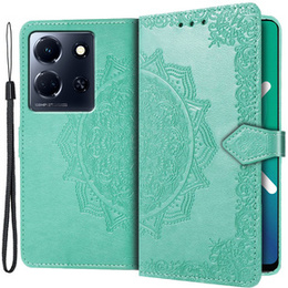 Cu clapetă pentru Infinix Note 30 5G, Mandala, verde