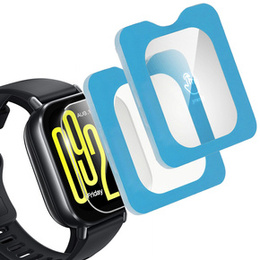 2x sticlă călită cu cadru de montare ERBORD pentru Xiaomi Redmi Watch 5 Active