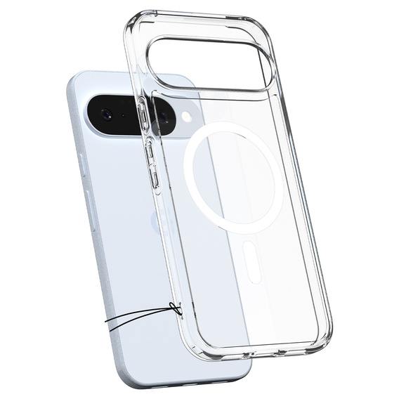 Carcasă Spigen Ultra Hybrid MagSafe pentru Google Pixel 10 Pro XL, transparentă/albă