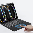 Husă pentru tastatură pentru Apple iPad Pro 13" 7th gen 2024, Dux Ducis DK Series, negru