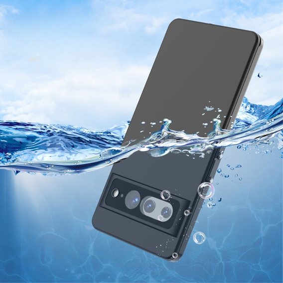 Husă impermeabilă IP68 pentru Google Pixel 7 Pro, Redpepper, negru