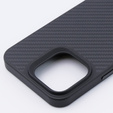 Husă pentru iPhone 15 Pro Max, Aramid Fiber Cover, negru