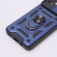 Husă blindată pentru Motorola Moto G54 5G, CamShield Slide, albastru