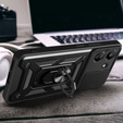 Husă blindată pentru Xiaomi Redmi 13C / Poco C65, CamShield Slide, negru