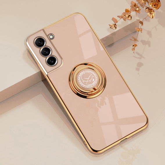 Huse pentru Samsung Galaxy S21 FE, Electro Ring, roz