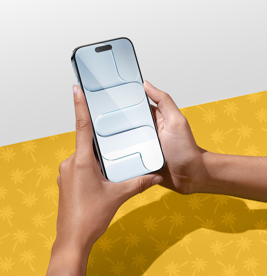 Sticlă ceramică 9D Flexi Palm pentru iPhone Air