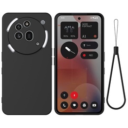 Husa pentru Nothing Phone 3a Pro, Silicone Lite, negru