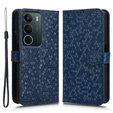 Husa cu clapetă pentru Realme C71, Wallet Rhombus, albastru