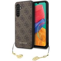 GUESS Huse pentru Samsung Galaxy S23 FE, 4G Charms Collection Hardcase, maro