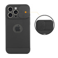 Huse pentru iPhone 15 Pro Max, ERBORD MagProtect Slide Camera, negru