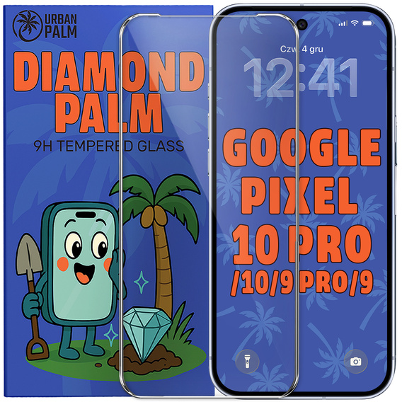 Sticlă temperată Diamond Palm pentru Google Pixel 10 Pro / 10 / 9 Pro / 9