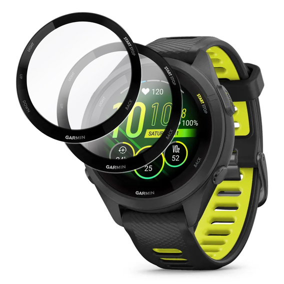 2x ERBORD Hybrid Glass pentru Garmin Forerunner 265S