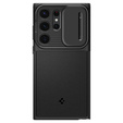 Spigen Optik Armor husă neagră pentru Samsung Galaxy S23 Ultra