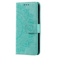 Cu clapetă pentru Oppo A17, Mandala, verde