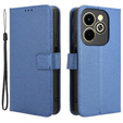 Cu clapetă pentru Infinix Hot 40i, Wallet Smart Magnet, albastru