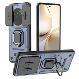 Husă blindată pentru Realme 14 Pro 5G, CamShield Slide, albastru