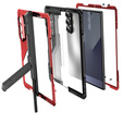 Carcasă blindată pentru Samsung Galaxy Z Fold6 5G, aluminiu, cu stand și spațiu pentru stylus, negru