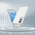 Huse pentru Samsung Galaxy S25 Edge, Glittery Powder, transparentă