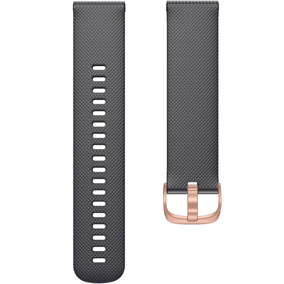 Uniwersalny Pasek Silikonowy 20mm, Czarny