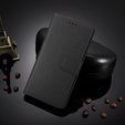 Cu clapetă pentru CMF Nothing Phone 2 Pro, Crazy Horse Wallet, negru