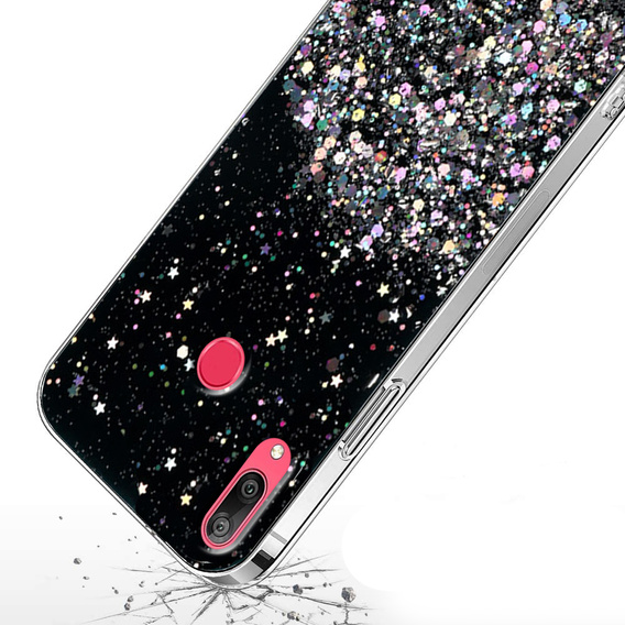 Huse pentru Huawei Y7 2019, Glittery, negru