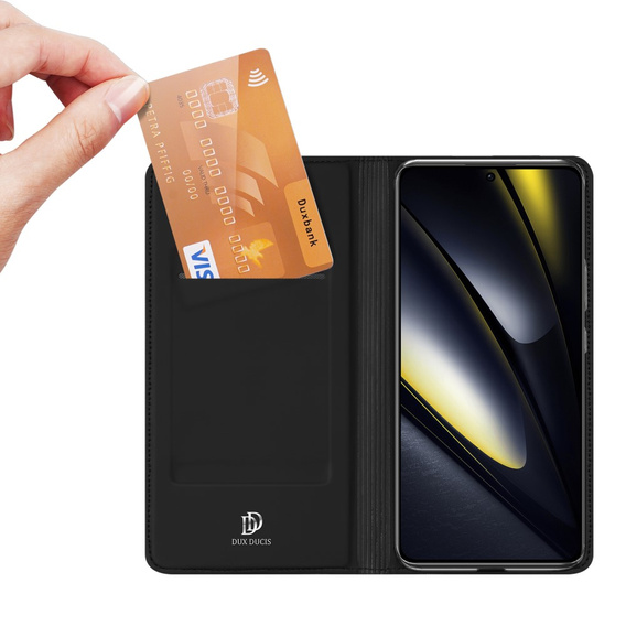 Dux Ducis Huse pentru Xiaomi Poco F6, Skinpro, negru
