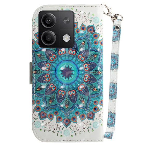 Cu clapetă pentru Xiaomi Redmi Note 13 5G, Wallet, Mandala Flower