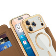 Carcasă RFID Wallet MagSafe flip cu protecție pentru camera foto pentru iPhone 17 Pro Max