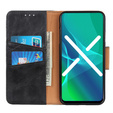 Cu clapetă pentru Sony Xperia 10 III, Split Leather Wallet, negru