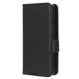 Cu clapetă pentru Cat S75 5G, Wallet Litchi Magnet, negru