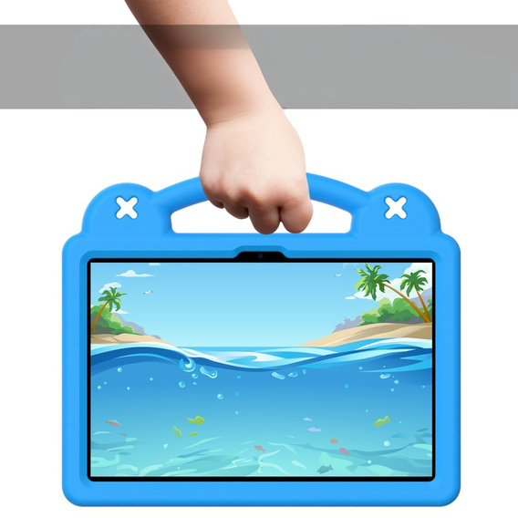 Husă pentru copii pentru Lenovo Tab TB311FU, Cute Patterns, cu suport, albastru