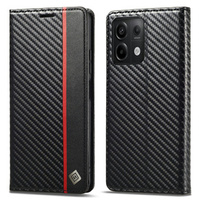 Carcasă cu clapetă pentru Xiaomi Redmi Note 13 5G, Carbon LC.IMEEKE, negru