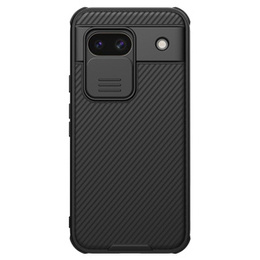 Husă NILLKIN pentru Google Pixel 8A, husă CamShield din silicon pentru MagSafe, negru