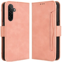 Cu clapetă pentru Samsung Galaxy A36, Card Slot, roz