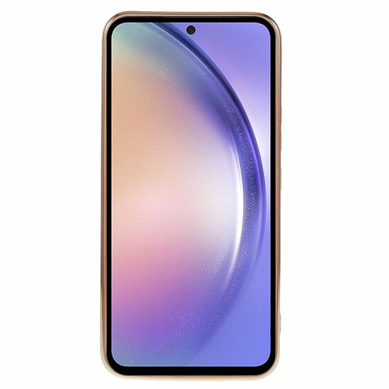 Husă pentru Samsung Galaxy A15, Glamour CamShield, roz + sticlă 9H