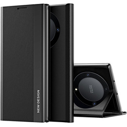 Cu clapetă pentru Honor Magic 5 Lite, Side Magnetic, negru
