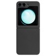Husă pentru Samsung Galaxy Z Flip5 5G, Aramid Fiber Cover, negru