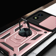 Husă blindată pentru Vivo Y01, CamShield Slide, roz rose gold