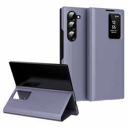 Husă cu clapetă pentru Samsung Z Fold6 5G, Smart View Wallet, lavanda