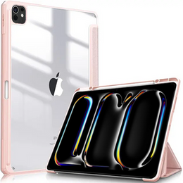 Husă pentru iPad Pro 11" 2024 (5 gen.), Smartcase Hybrid, cu spațiu pentru stylus, roz
