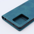 Husă pentru Xiaomi Redmi Note 12 4G, ERBORD Vintage, portofel cu clapetă, albastru