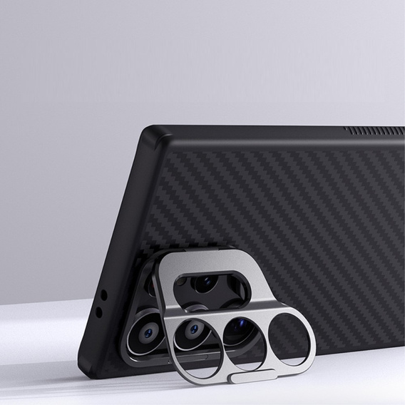 Carcasă pentru Samsung Galaxy S24 Ultra, carcasă blindată Nillkin, Carboprof Case, pentru Magsafe, negru