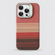 Carcasă pentru iPhone 15 Pro Max, cadru Kickstand, pentru MagSafe, Sunset Orange