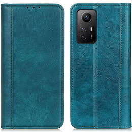 Huse pentru Xiaomi Redmi Note 12S, Wallet Litchi Leather, verde